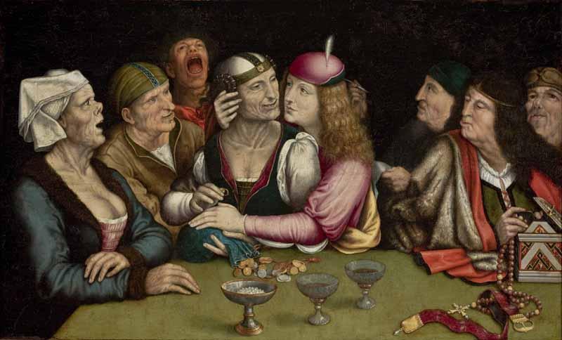 Quentin Matsys Matched Marriage oil painting image